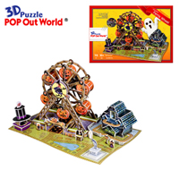 3D Puzzle Halloween Ferris Wheel Made in Korea